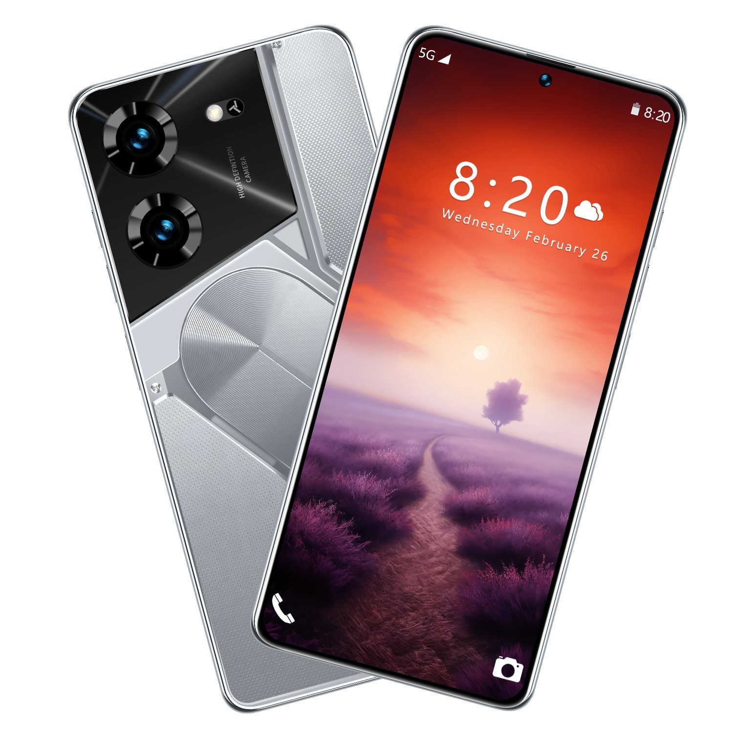 Hot Selling 2024 Pova 5 Pro - 6.53 Inch Big Screen Gaming Phone 3Gb+32Gb Dual Sim Face Recognition Smart Phones
